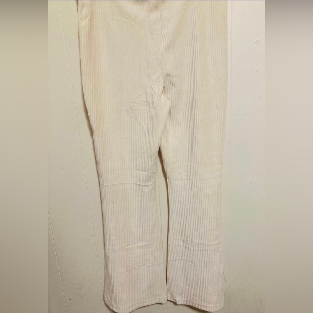 Aerie Groove On Velour Rib Flared High Rise Pants Size XL - Picture 10 of 13